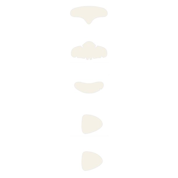 20 piezas cara cuidado de la piel hidratante hidrogel portátil transparente acné máscara belleza Ndcxsfigh Cuidado Belleza