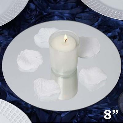 8 Round Glass Mirror Wedding Party Table Decorations Centerpieces 6 8 Round Glass Mirror Wedding Party Table Decorations Centerpieces 6 Pcs