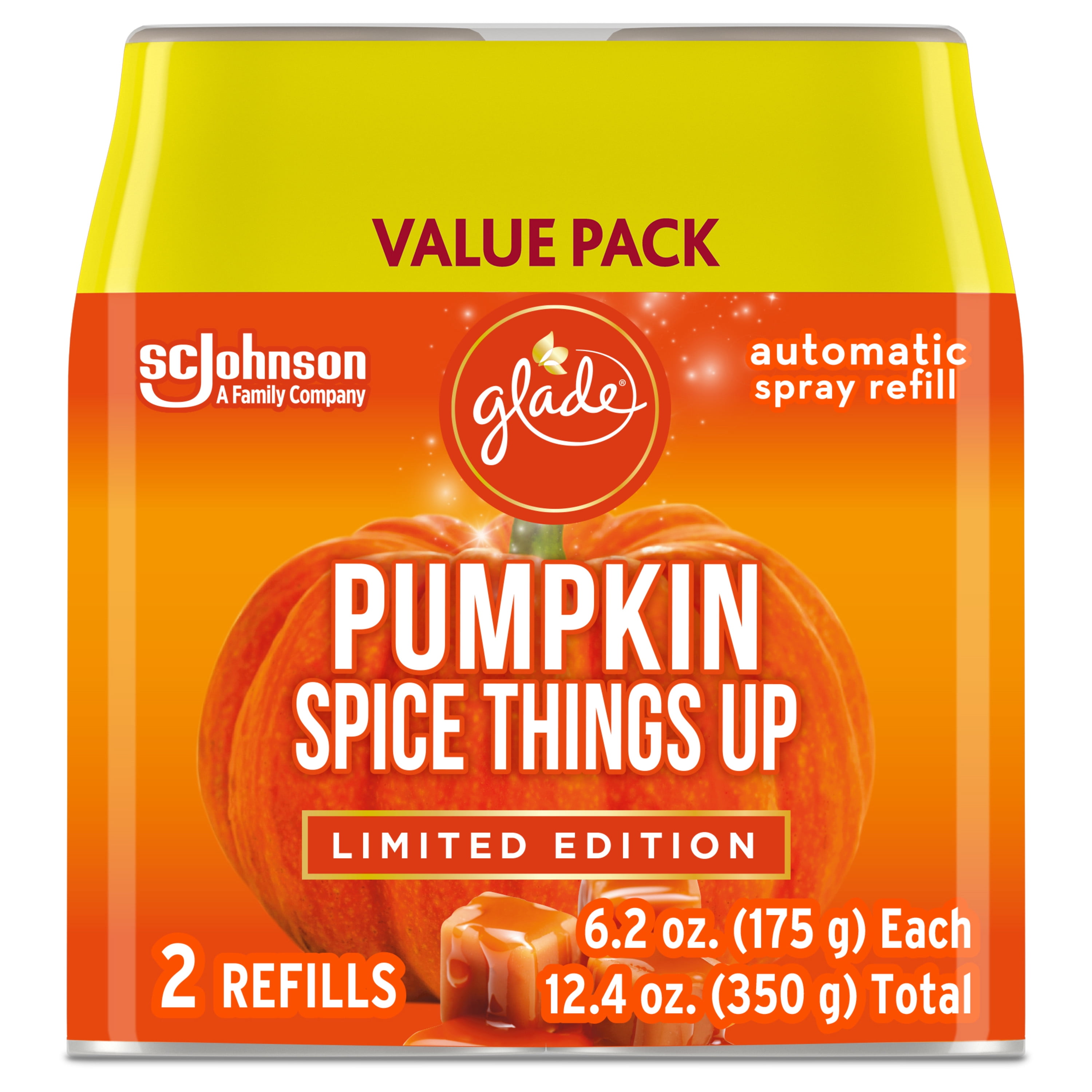 Glade Automatic Spray, Air Freshener, Twin Pack, Pumpkin Spice Things