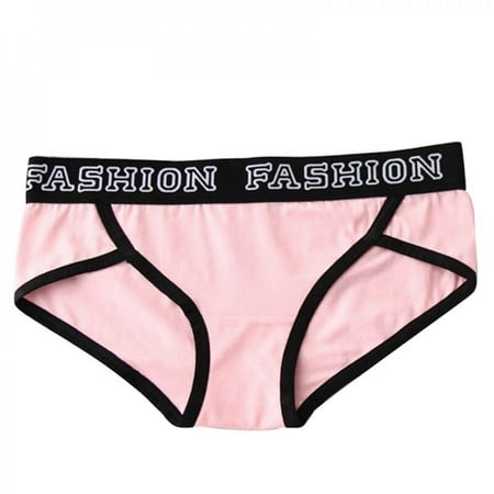 

Spree Women Cotton Boxers Underwear Seamless Panties Letter Sport Briefs Low Waist Female Comfort Underpant Lady Lingerie