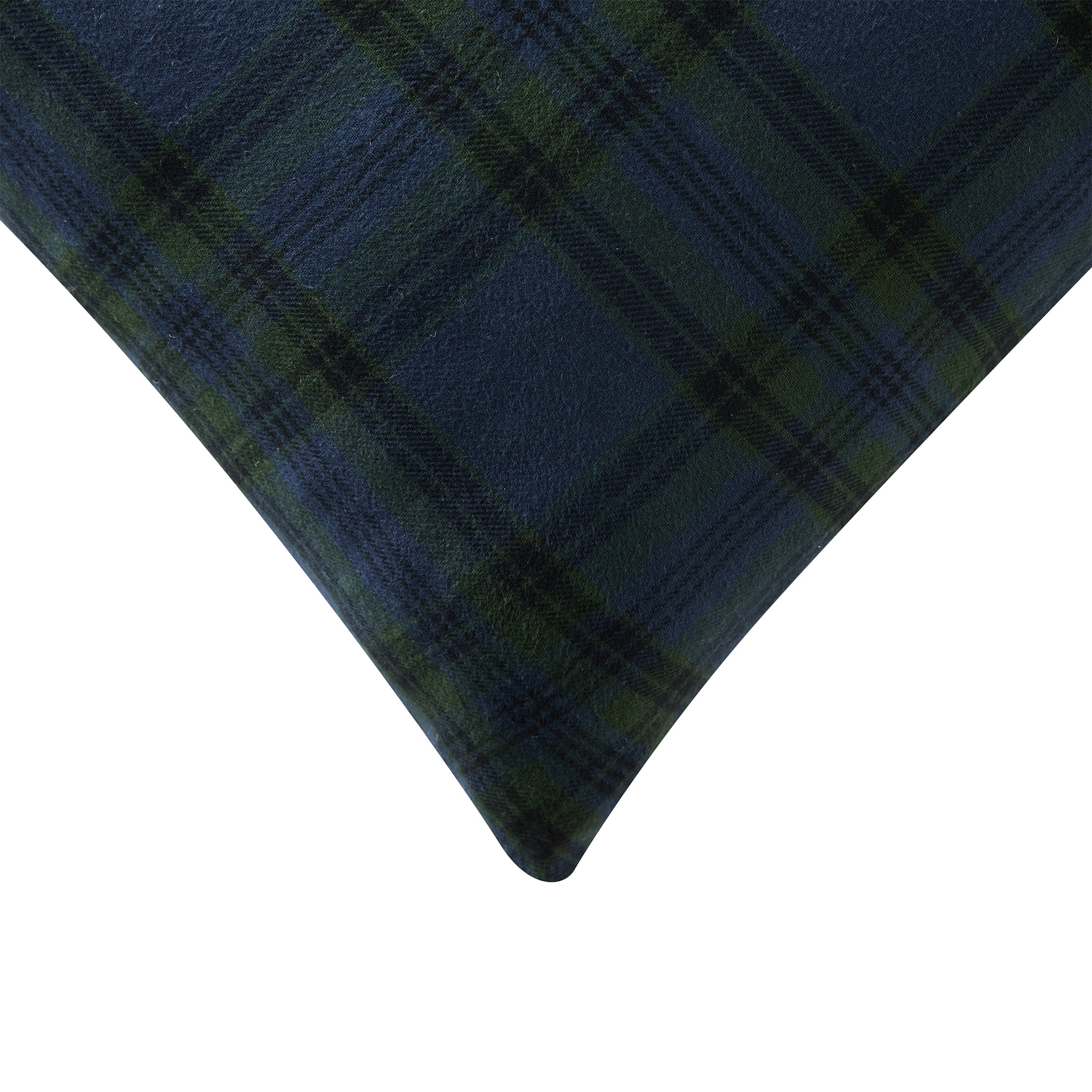 My Texas House 18" x 18" Angie Blue Plaid Decorative Pillow