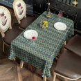 thumbnail image 2 of Boho Bohemia Geometric Line Art Rectangle Tablecloth 60"x120",Waterproof Polyester Rectangle Table Cloth, Wipeable Spillproof Polyester Tablecloth for Dining, Camping, Indoor and Outdoor, 2 of 6