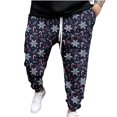 thumbnail image 2 of DPTALR Men Casual Sweatpants Christmas Printed Elastic Trousers, 2 of 5