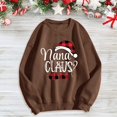thumbnail image 2 of EHQJNJ Chandails en Molleton Graphiques pour Femmes Sans Capuche Pull Chandails en Molleton pour Femmes Top Imprimé de Noël Décontracté Col Rond Chandails en Molleton Manches Longues Tunique Mignonne Pulls Amples, 2 of 4