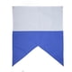 thumbnail image 1 of YM-Banderas de buceo blancas y azules, colores brillantes, bandera ligera de poliéster de 70x60cm para actividades submarinas de snorkel, 1 of 10