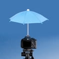 thumbnail image 6 of Rushawy 10.6" Umbrella for Camera with Hot Shoe Mount Accessory Versatile Waterproof Light Blue, 6 of 9