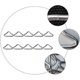 thumbnail image 3 of 20pcs Stainless Steel Triangle Ring Buckle V Rings For Trampoline Replacement Parts Bag, 3 of 5