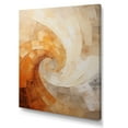 thumbnail image 2 of Designart "Serene Beige Pottery Spirals II" Abstract Spirals Wall Art Prints, 2 of 7
