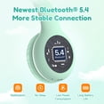 thumbnail image 4 of Auriculares Bluetooth EarFun K2 Kids con volumen limitado, color verde, 4 of 7