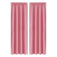 thumbnail image 5 of Tuvgenk Thermal Curtains Machine Washable pure color Curtains Modern Minimalist Bathroom Short Curtains Dining Room, 5 of 5