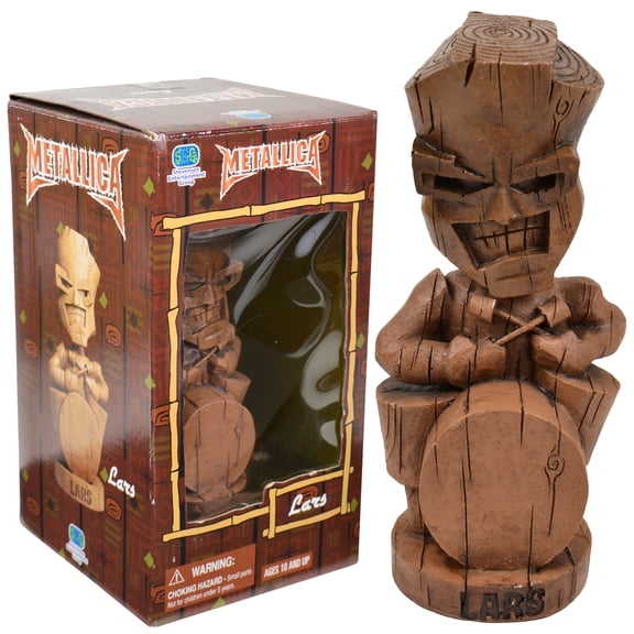 Rare Metallica Collectible 2005 SEG Lars Ulrich Tiki Bobble Head Figure - New