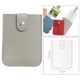 thumbnail image 4 of Titular de la tarjeta de crédito Estuche organizador portátil de cuero de PU para mujeres y hombres Regalo minimalista Cartera de bolsillo compacta de Gris Yinane Titular de la tarjeta de crédito, 4 of 7