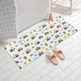 thumbnail image 2 of Cartoon Construction Vehicles Sun Clouds Bathroom Rugs Mat,Non Slip Microfiber Bathroom Rug,Rubber Backing,Soft Bathroom Mats for Bathroom Floor,Tub and Shower,60x24in(150x60cm), 2 of 4