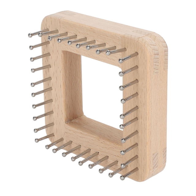 TELAR DE TEJER DE MADERA, TELAR ARTESANAL, HERRAMIENTA DE TABLA DE TEJER, PARA PRINCIRES, ADENTOS Y NIÑOS