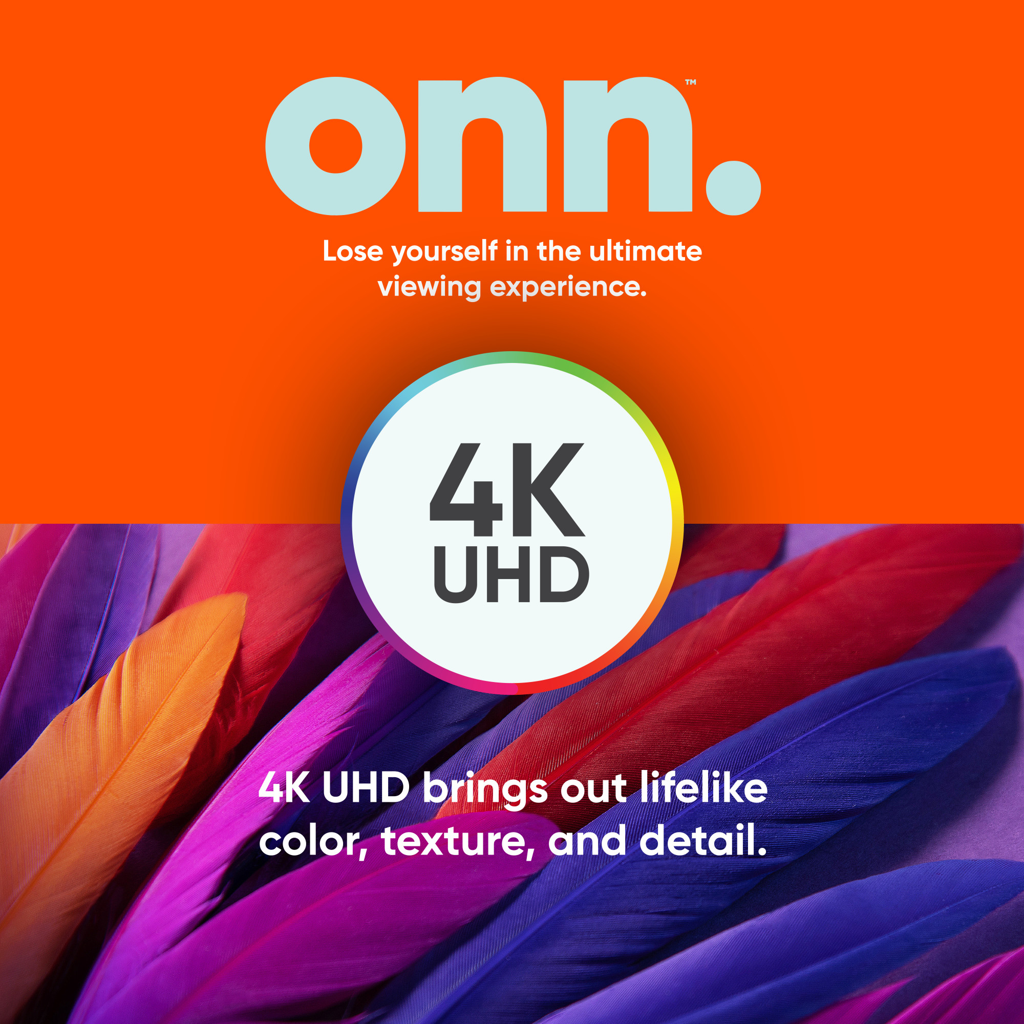 onn. 50” Class 4K UHD (2160P) LED Roku Smart Television HDR (100012585) - image 4 of 18