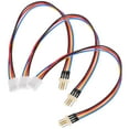 thumbnail image 4 of Arborister 3pcs 4-Pin PC Computer Case Fan Splitter Extension Cord Power Connector Adapter Cable, 4 of 10