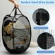 thumbnail image 3 of Pop Up Hamper DUCOO - Cesta de malla para ropa sucia (2 unidades, 70 L), color negro, 3 of 7