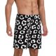 thumbnail image 2 of Fotbe Black Leopard Pantalones Cortos de Pijama para Hombre, Ropa de Dormir, Pantalones de Pijama Cortos para Hombre-XX-Large, 2 of 6