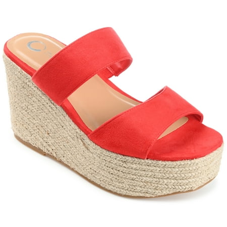 

Journee Collection Womens Ilyana Tru Comfort Foam Wedge Heel Espadrille Sandals