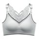 thumbnail image 1 of Ropa interior de látex sin aro de acero, con forma de mariposa, hermosa espalda, sexy, fruncida, cómoda, chaleco, sujetador para mujer, 1 of 1