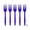 B, variant on FEOLGEHLY 4th of July Decorations Outdoor, Memorial Day Decorations, Red Blue White Patriotic, 10 Piece Independence Day Party Cutlery Set Blue Forks Spoons And US Independence Day Party Supplies A