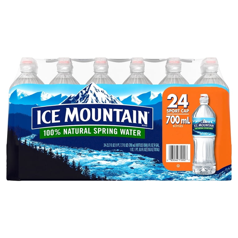 Ice Mountain Spring Water, 23.7 fl oz Bottles, 24 Pack photo 2