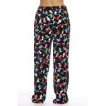 thumbnail image 3 of Just Love Fleece Pajama Pants for Women Sleepwear PJs (Black - Light Up, 3X), 3 of 3