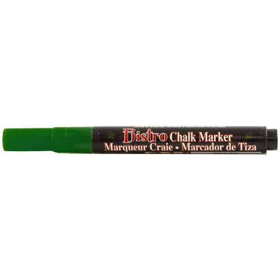 Marvy Uchida Fine Point Chalk Marker, Green, 1/Pack