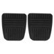 thumbnail image 1 of 2 almohadillas de pedal de freno y embrague antideslizantes, protectores de goma para pedales, cubiertas de repuesto para coches y camiones universales, 1 of 8