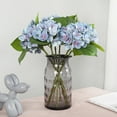 thumbnail image 4 of Twowood 1Pc 3D Realistic Artificial Flower Cloth Hydrangea DIY Wedding Desktop Ornament, 4 of 10