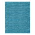 thumbnail image 3 of Unique Loom Soft Solid Shag Collection Area Rug - Aras (8' x 10' Rectangle Turquoise), 3 of 7