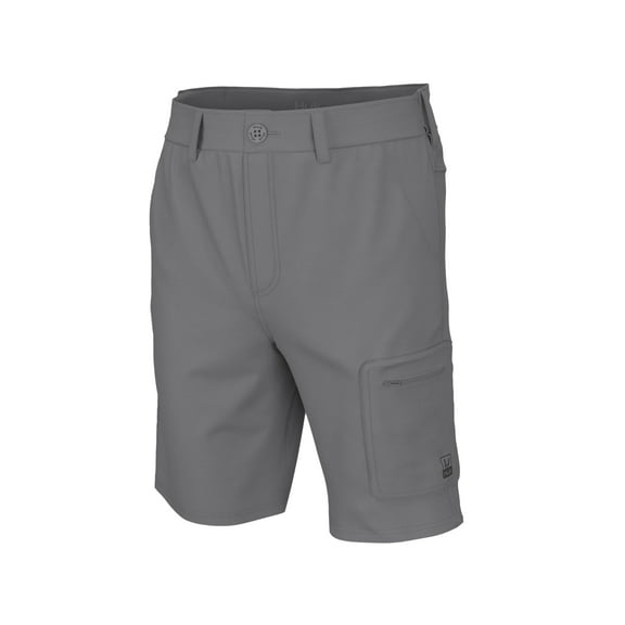 HUK Performance Fishing Nxtlvl 10.5 Short - Mens, Overcast Grey, 2XL, H2000171-0