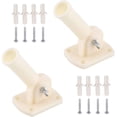 thumbnail image 1 of Self Drilling Anchors Flagpole Base, Designed To Simplify Installation On Drywall Ceiling Walls Or Dense Plasterboards, 8 Screws Included, 1 of 5
