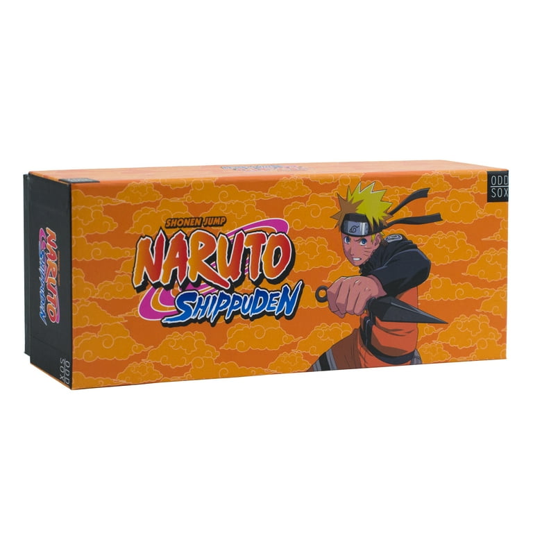 ODD SOX – Naruto Anime 5-Pack Crew Sock Gift Box Set – Unisex