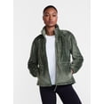 thumbnail image 3 of Ozark Trail Women's and Women's Plus Zip Up Fleece Jacket, Sizes XS-3X, 3 of 6