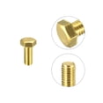 thumbnail image 4 of Unique Bargains Brass Hex Bolts, M5x12mm 5 Pack Fully Thread Grade 4.8 Machine Screws, 4 of 4