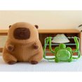 thumbnail image 4 of Dosaele New Capybara Turtle Capybara Doll Happy Capybara Plush Toy, 4 of 7
