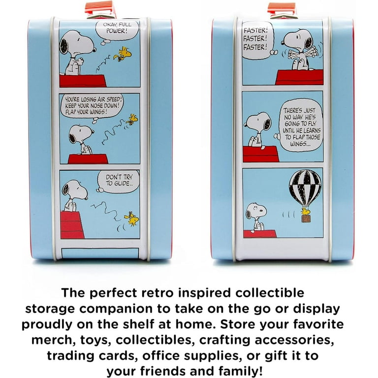 Peanuts Snoopy Embossed Tin Fun Box - Walmart.com