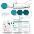 thumbnail image 4 of Bellasonic Electric Foot File, Callus Remover with Unique Oscillating Head File and Smooth Dry Hardened and Cracked Skin on Heels and Toes Salon Quality Pedicure at Home with Portable Rechargeable Set, 4 of 7