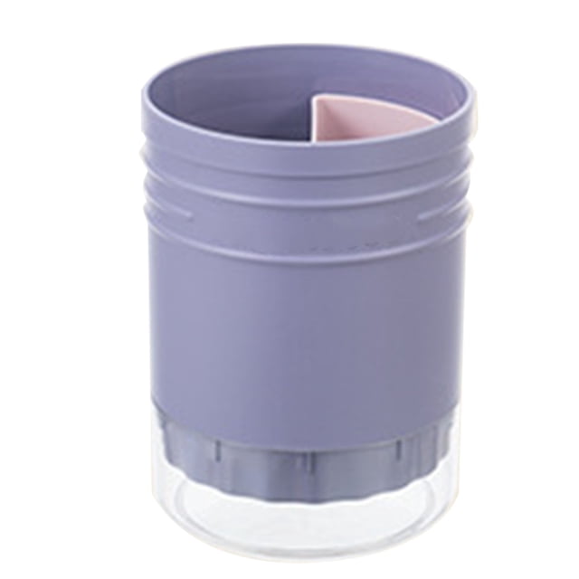 Escurridor de palillos redondo, organizador multifuncional para vajilla de cocina, color morado