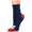 Navy, variant on EQWLJWE Lady Fashion Women Girls Stripe Cat Cotton Middle Tube Socks Stockings Socks Holiday Clearance