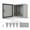 12*12*8 Inch, variant on Kojooin Lockable Outdoor Electrical Box, NEMA 4X Steel Enclosure, IP67 Waterproof Dustproof Junction Box with Mounting Plate and Key for Indoor Outdoor