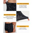 thumbnail image 5 of INNERSY Men's Underwear Mesh Boxer Briefs Cooling Breathable Sports Underwear W/Fly 4-Pack (XL, Assorted Patterns), 5 of 7