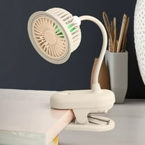 Hwkond Clip Fans Small Fan Clipable Desktop Small Fan USB Rechargeable Desktop Clip Type Small Fan on Clearance