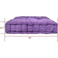 thumbnail image 3 of Nvzi Chair Cushions Outdoor Indoor Seat Cushion Thickened Bench Mat Durable Floor Pillow Winter Chair Pads for Bedroom Balcony Car Office Patio Sofa Travel Purple Square 16, 3 of 5