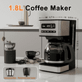 thumbnail image 5 of 12-Cup Programmable Coffee Maker, Regular & Strong Brew Drip Coffee Machine, 1-4 Cup and Ice Coffee Setting, 24H Timer, Auto Shut-Off, Keep Warm, Pause & Serve, 5 of 6