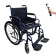 thumbnail image 1 of Silla de Ruedas Todo Terreno | Incluye Bomba de Aire y Kit de Reparación | Soporta 110 Kg, Llanta Trasera Neumática 24” | (Azul), 1 of 10