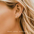 thumbnail image 4 of 14K Gold Polished Ball Gold Stud Earrings 3MM-8MM, Available in Yellow, White, & Rose, 14K Gold Earrings, Next Level Jewelry, 4 of 5