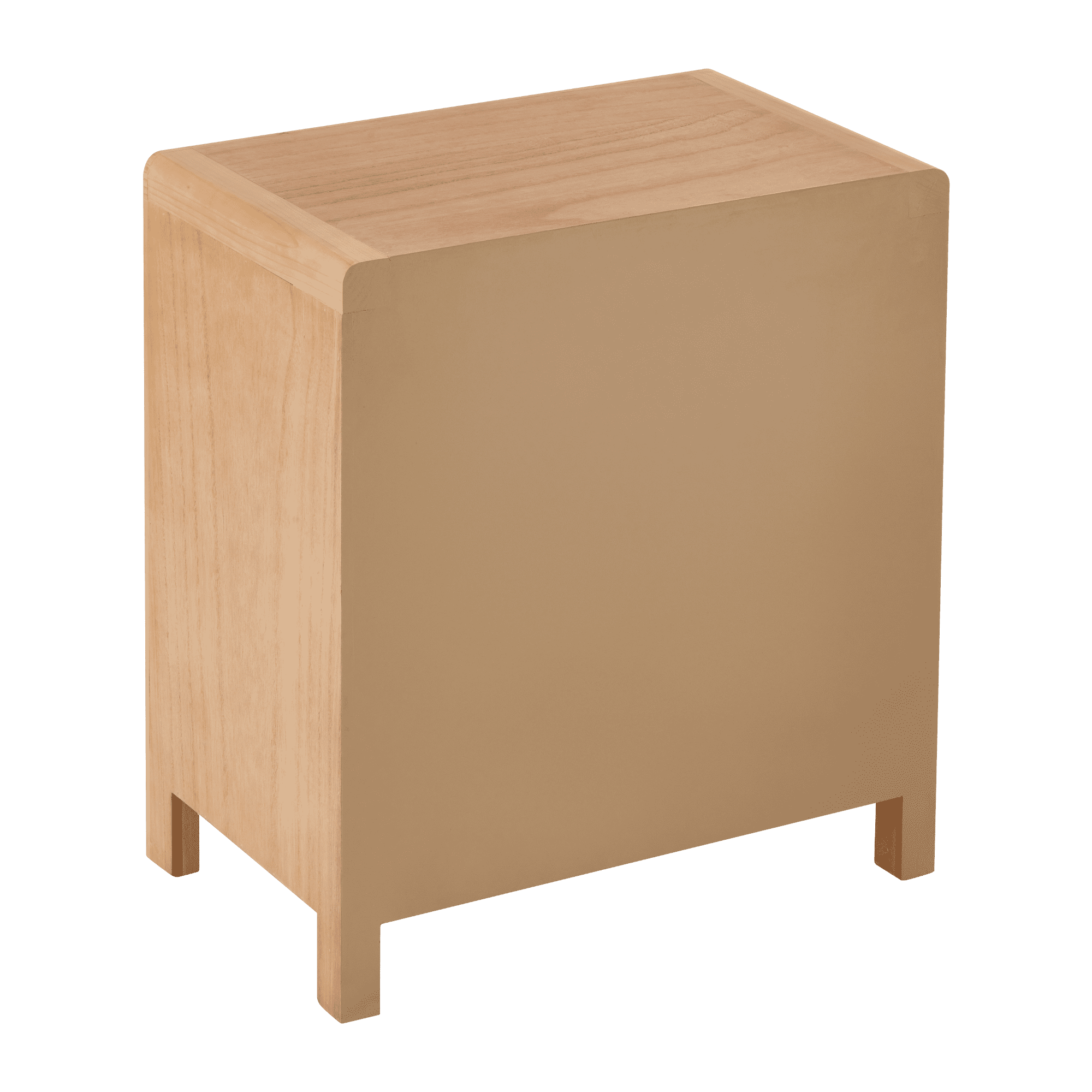 COZAYH 3 Drawer Dresser Natural Boho Solid Wood, 17” x 11.5” x 4.75”, 31.5 lb