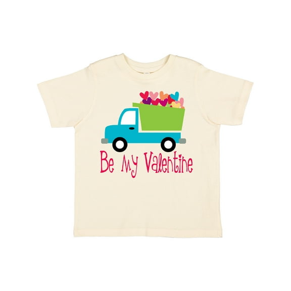 Inktastic Be My Valentine Heart Truck Boys or Girls Toddler T-Shirt